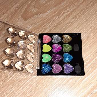 Тени детские для девочки LUKKY палетка с блестками и глиттером: отзыв пользователя Детский Мир