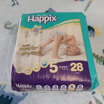 Подгузники HAPPIX ультратонкие 5 (11-25 кг) 28 шт.: отзыв пользователя Детский Мир
