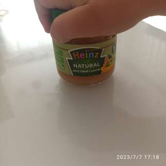 Пюре Heinz Фруктовый салатик с 6 мес 80 г: отзыв пользователя ДетМир