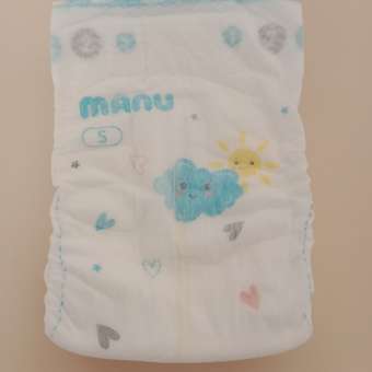 Подгузники MANU Premium S (4-8 кг) 24 шт.: отзыв пользователя ДетМир