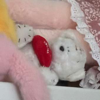 Мягкая игрушка Плюшевая мафия Мишка с сердечком белый: отзыв пользователя Детский Мир