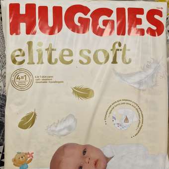 Подгузники Huggies Elite Soft для новорожденных 1 (3-5 кг) 100 шт.: отзыв пользователя Детский Мир