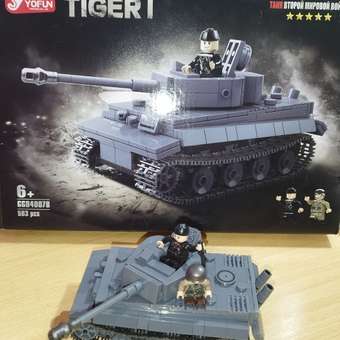 Конструктор Танк Тигр 503 дет.: отзыв пользователя Детский Мир