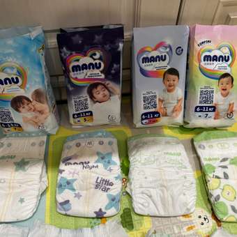 Подгузники MANU Микс M (6-11 кг) 26 шт.: отзыв пользователя Детский Мир