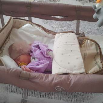 Манеж кровать Babyton Dreamy Brown коричневый: отзыв пользователя Детский Мир