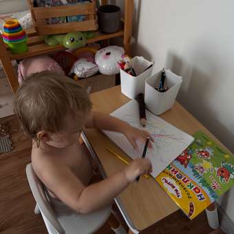 Комплект мебели Happy Baby LITEN стол и стул: отзыв пользователя Детский Мир