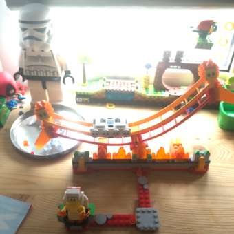 Конструктор LEGO Super Mario Lava Wave Ride 218 дет.: отзыв пользователя ДетМир