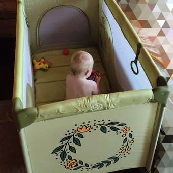 Манеж кровать Babyton Play Box зеленый: отзыв пользователя Детский Мир