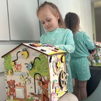 Игрушка MyKiddyQuest бизиборд Лесные Друзья: отзыв пользователя Детский Мир