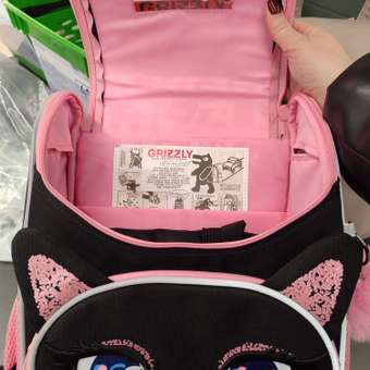Ранец Grizzly Кошка: отзыв пользователя Детский Мир