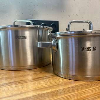 Кастрюля с крышкой DeNASTIA 6 л нерж сталь CA00016: отзыв пользователя Детский Мир
