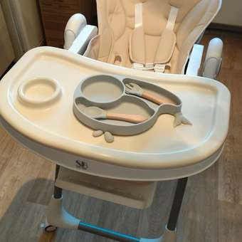 Стульчик для кормления Sweet Baby Roma бежевый: отзыв пользователя Детский Мир