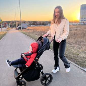 Коляска прогулочная Olsson Grand Black черный: отзыв пользователя Детский Мир