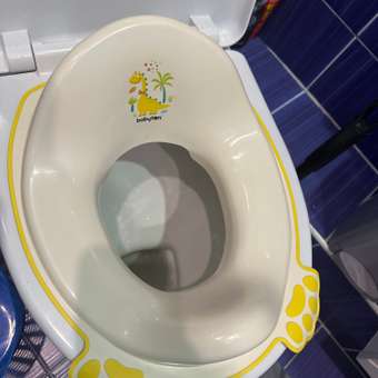 Накладка на унитаз Babyton Flow желтый: отзыв пользователя Детский Мир