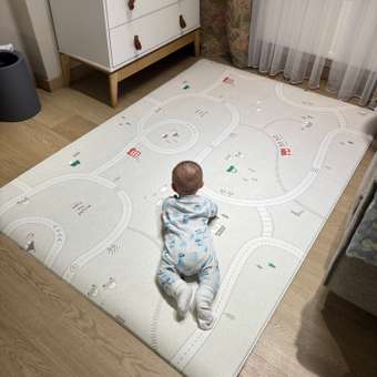 Игровой коврик двусторонний PARKLON LaPure Soft Машинки: отзыв пользователя Детский Мир