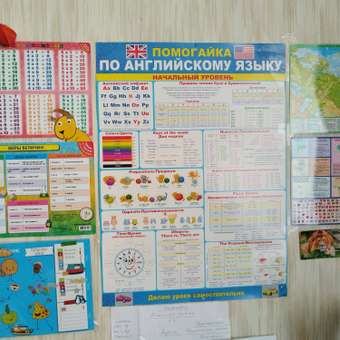 Планшетное издание РУЗ Ко Комплект из 4х пособий с маркером. Расписание уроков. Табл.умножения. Карты России и Мира.: отзыв пользователя Детский Мир