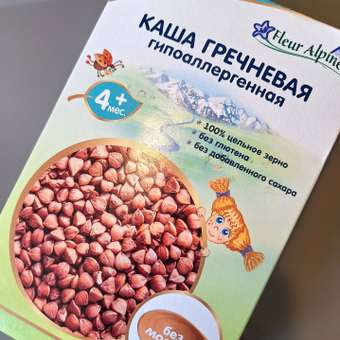 Каша Fleur Alpine безмолочная гречневая гипоаллергенная 175г с 4мес: отзыв пользователя Детский Мир