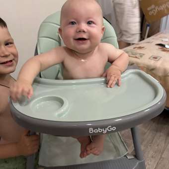 Стульчик для кормления BabyGo Bueno New зеленый: отзыв пользователя Детский Мир