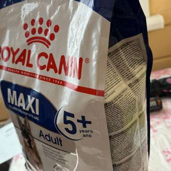 Корм для собак ROYAL CANIN Maxi Adult 5+ крупных пород 4кг: отзыв пользователя. Зоомагазин Зоозавр