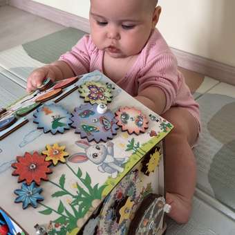 Игрушка MyKiddyQuest бизиборд Лесные Друзья: отзыв пользователя Детский Мир