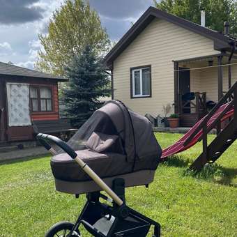 Коляска 2в1 MOWbaby Zoom 2в1, gold cacao brown коричневый: отзыв пользователя Детский Мир