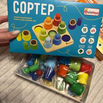 Игрушка Alatoys сортер в ассортименте: отзыв пользователя Детский Мир