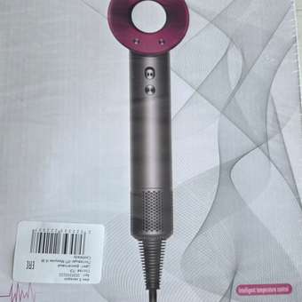 Фен с 5 магнитными насадками CASTLELADY с ионизацией 1600 BT шнур 1,8 метра фиолетовый: отзыв пользователя Детский Мир