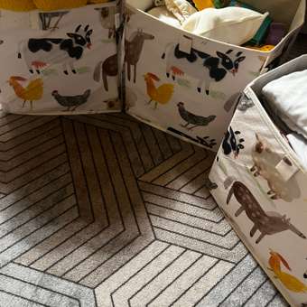 Коробка для хранения FUTURINO Home Ферма: отзыв пользователя Детский Мир