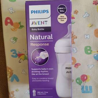 Бутылочка Philips Avent Natural 260 мл: отзыв пользователя ДетМир