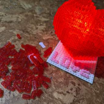 Конструктор Yofun Сердце 782 дет.: отзыв пользователя Детский Мир