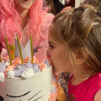 Свеча в торт Страна Карнавалия Грань цифра «7‎» золотая 5 см: отзыв пользователя Детский Мир