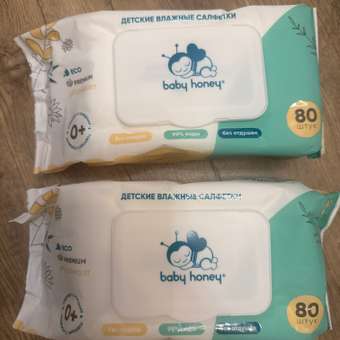 Влажные салфетки Baby Honey Eco 2 упак. 160 шт.: отзыв пользователя Детский Мир