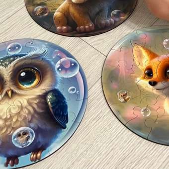 Пазл UNIDRAGON Bubblezz деревянный: отзыв пользователя Детский Мир