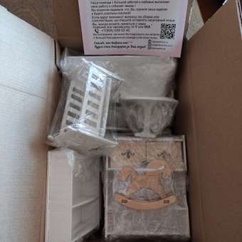 Домик для кукол LittleWoodHome 16 см с мебелью: отзыв пользователя Детский Мир