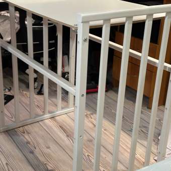 Детская кроватка Babyton Eva овальная, поперечный маятник (белый): отзыв пользователя Детский Мир