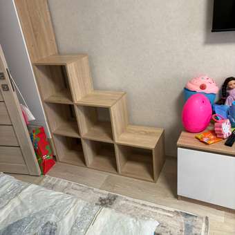 Стеллаж Comfort Avenue Леонардо сонома 8129 105.4х105.4х33: отзыв пользователя Детский Мир