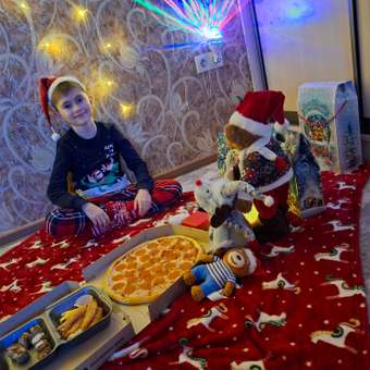 Новогодний плед FUTURINO Home Лошадки 100х140 см: отзыв пользователя Детский Мир