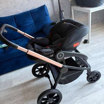 Коляска 3в1 MOWbaby gold black черный: отзыв пользователя Детский Мир