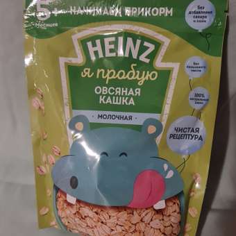 Каша молочная Heinz овсянка 180г с 5месяцев: отзыв пользователя ДетМир