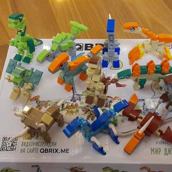 Конструктор QBRIX Kids Мир динозавров 393 дет.: отзыв пользователя ДетМир