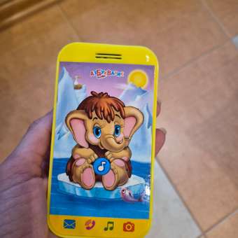 Игрушка Азбукварик мини-смартфон Мамонтенок: отзыв пользователя Детский Мир