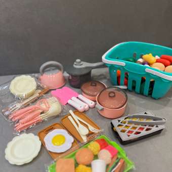 Игрушка TrendToys продукты, посуда 91 предм.: отзыв пользователя Детский Мир