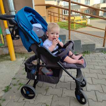 Коляска прогулочная Babyton Comfort Plus Blue голубой: отзыв пользователя ДетМир