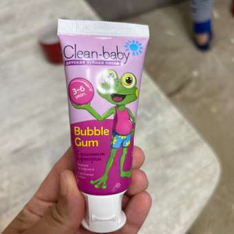 Зубная паста Clean-baby с фтором Жвачка: отзыв пользователя Детский Мир