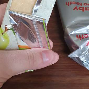 Печенье рисовое Baby two teeth со вкусом яблока и тыквы: отзыв пользователя Детский Мир