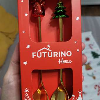 Детские новогодние ложки FUTURINO Home 2 шт.: отзыв пользователя Детский Мир