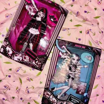 Кукла модельная Monster High Reel Drama HKN27 Дракулаура высота 27 см: отзыв пользователя Детский Мир