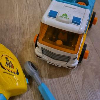 Мусоровоз Bebelot Мусоровоз 20 см c отверткой: отзыв пользователя Детский Мир