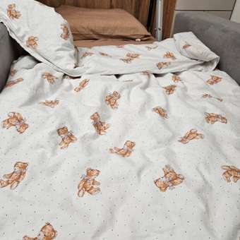 Комплект постельного белья BRAVO kids dreams Мишка Тедди полутораспальный 3 предм.: отзыв пользователя Детский Мир