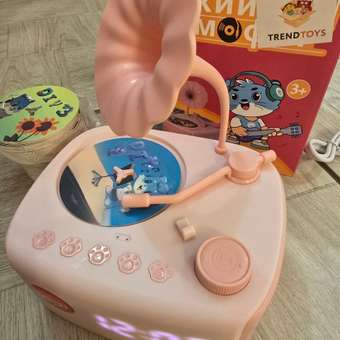 Игрушка музыкальная TrendToys Граммофон розовый: отзыв пользователя Детский Мир